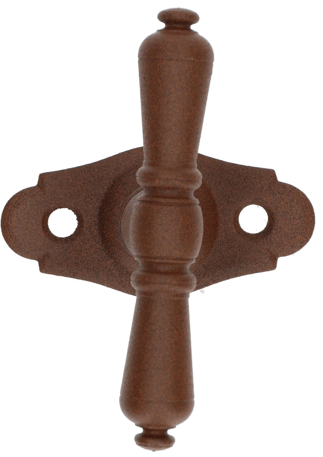 Bouton sur platine Nevers fer rouillé BOUVET BO52PC85E