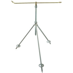 Arroseur rotatif sur trépied mâle 15x21, hauteur réglable 70 à 110 cm, jet réglable