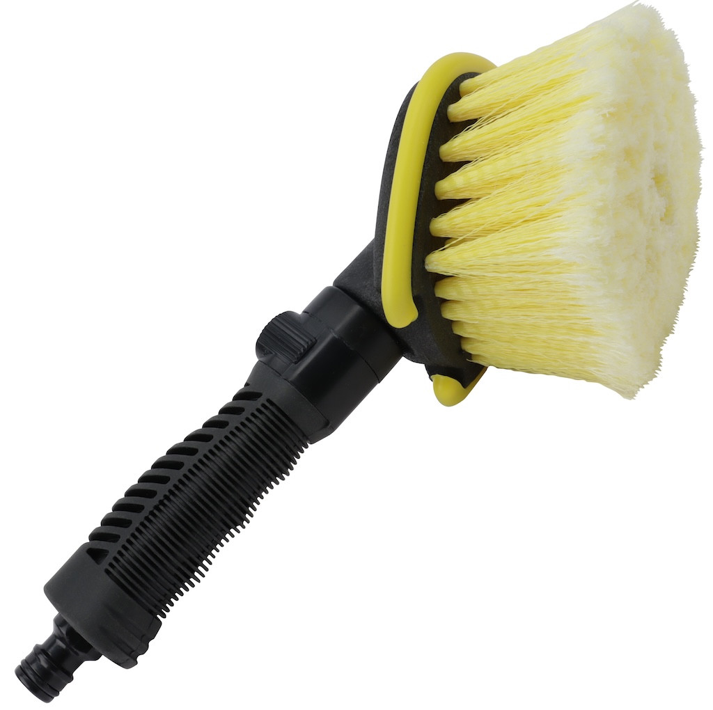 Brosse de lavage courte Boutté - poignée ergonomique avec bouton marche arrêt