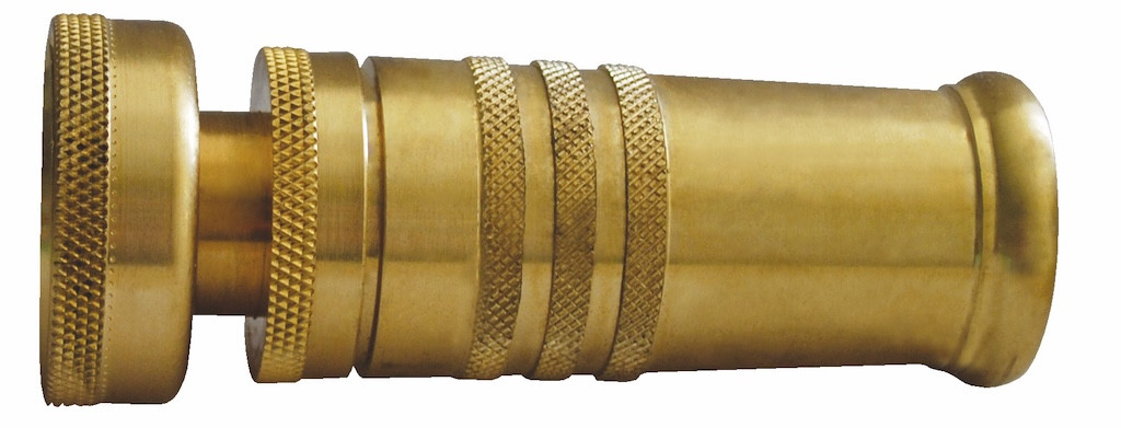 Lance maraîchère femelle 26x34 en laiton - jet variable gros débit