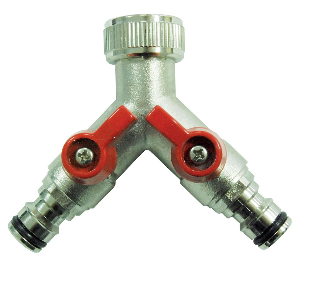Nez sélecteur de circuits Boutté F20 x 27 - 2 sorties rapides avec mini-vannes