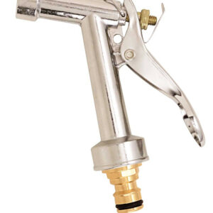 Pistolet d’arrosage standard Boutté petit modèle - métal chromé avec raccord rapide laiton
