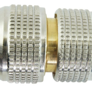Raccord rapide automatique D15 en laiton nickelé - 6 billes