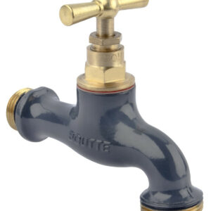 Robinet d’arrosage Boutté bicolore ardoise - entrée 15 x 21 et nez 20 x 27