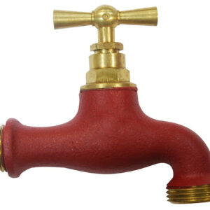 Robinet d’arrosage Boutté bicolore tuile - entrée mâle 15 x 21 et sortie mâle 20 x 27