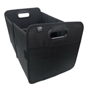 Bac textile pliable 2 compartiments BOX & BEYOND noir, l.40 x P.27.5 x H.28 cm
