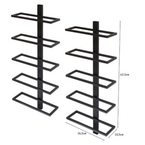 Range bouteille gain de place FLY métal 10 bouteilles