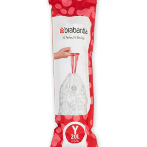 Lot de 20 sacs poubelle code Y 20 litres