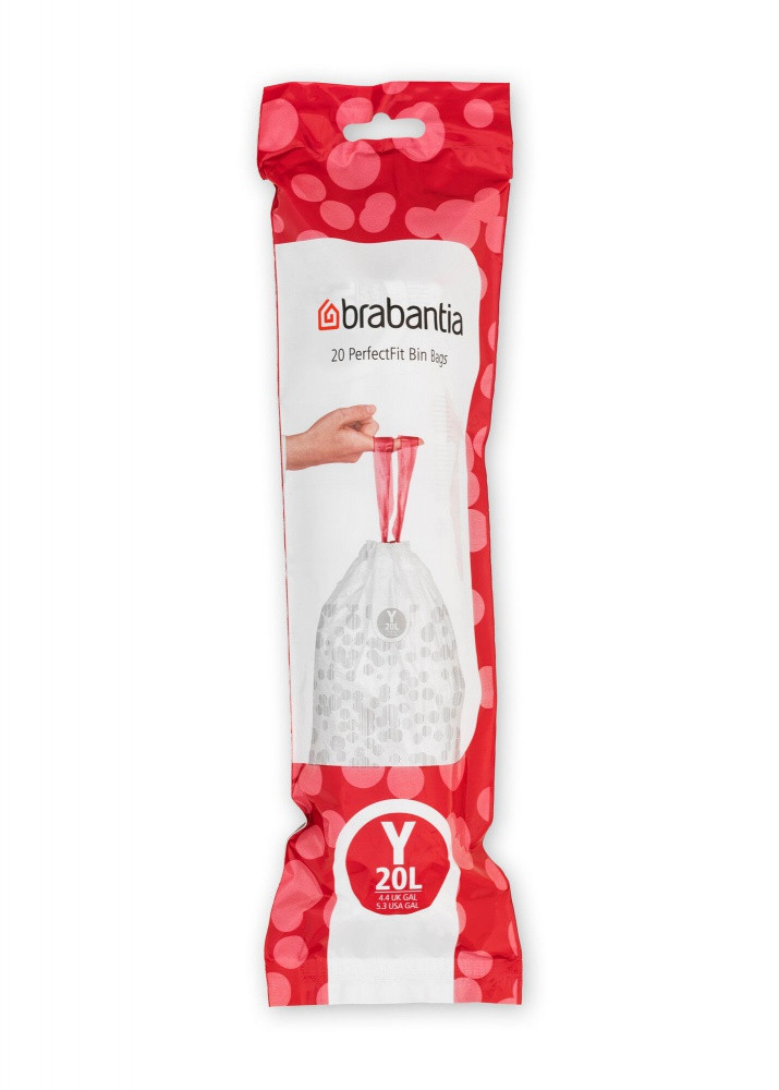 Lot de 20 sacs poubelle code Y 20 litres