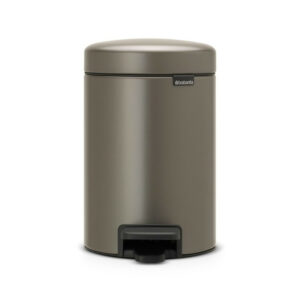 Poubelle de salle de bains 3 l platinum BRABANTIA New icon
