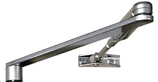 Bras antivandalisme sans arrêt GR150-300 argent GROOM GR10050X