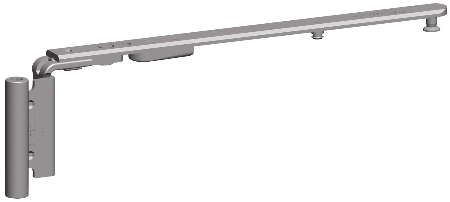Bras de compas UNI-JET M6 gauche axe 8/9 R20 LFF 501 - 750 mm bois FERCO 6-40233-20-L-1