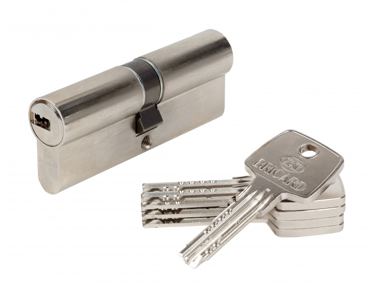 Cylindre de serrure BRICARD astral débrayable L.40 + 40 mm