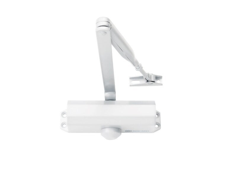 Ferme-porte a coulisses BRICARD 6100201 Force 3, acier blanc