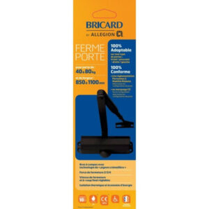 Ferme-porte a coulisses BRICARD 6100203 Force 3, acier noir