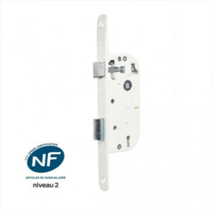 Serrure encastrée BRICARD certifiée NF, à clé, axe 40 mm