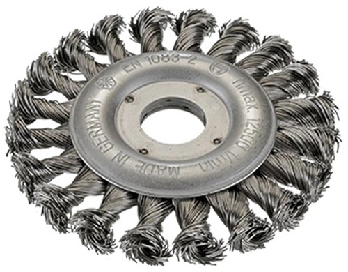 Brosse ronde avec fil acier tressé RBZ 125 mm OSBORN 2118631151