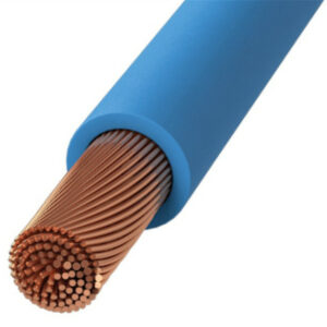 Câble HO7V-K 1x2,5 bleu couronne de 100 FILS ET CABLE 015505