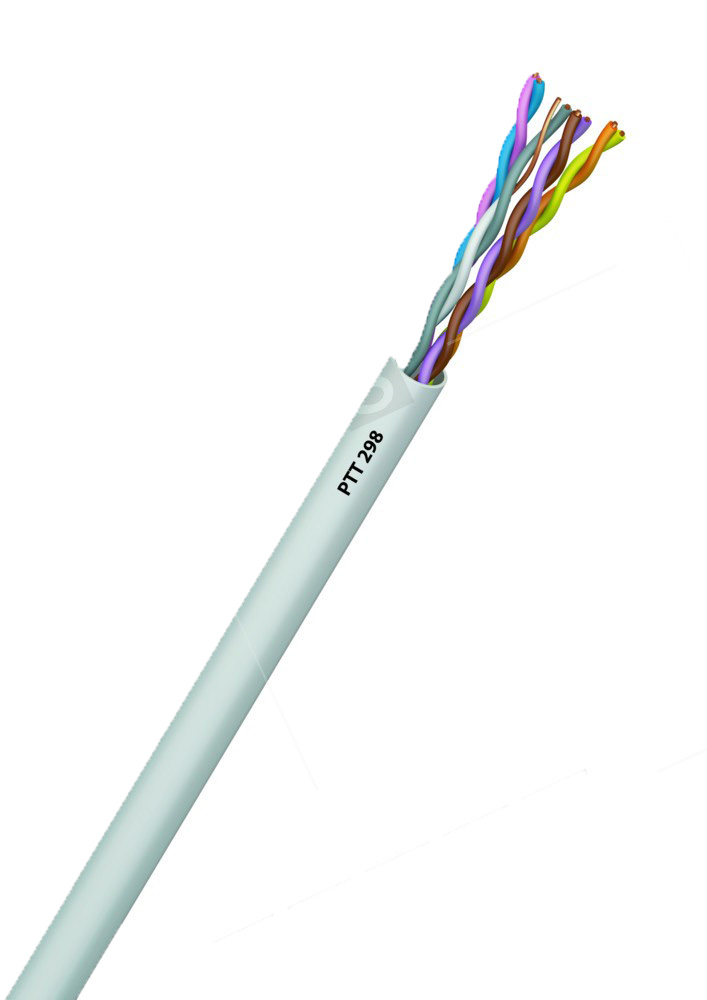 Câble téléphonique PTT 298 SE 4P06 couronne de 100 m 075305 (SLA)