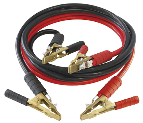 Câbles de démarrage 500 A 3 m / 25 mm2 avec pinces laiton GYS 564015