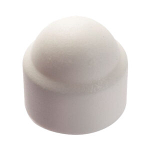 Cache écrou hexagonal polyéthylène blanc RAL 9010 M4 boîte de 200 ACTON 856014