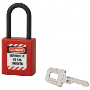 Cadenas de consignation anse nylon 40 mm rouge FTH THIRARD 00091270