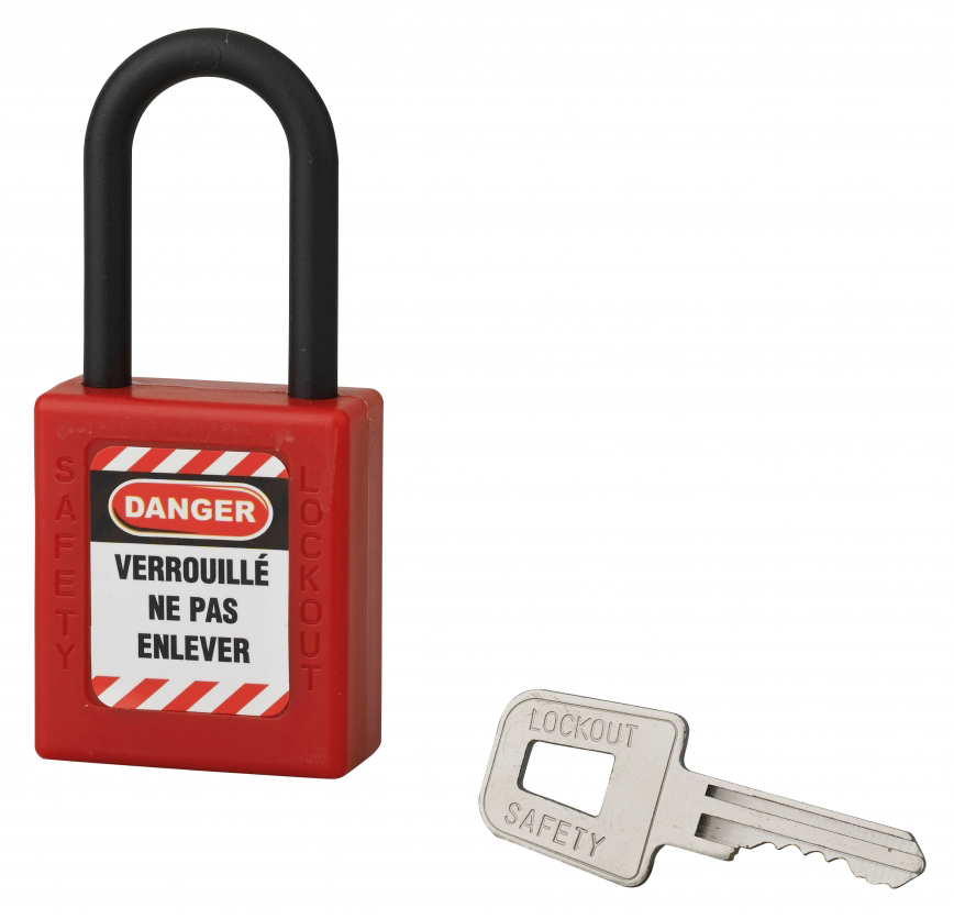 Cadenas de consignation anse nylon 40 mm rouge FTH THIRARD 00091270