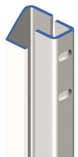 Cadre anti-pince en U blanc hauteur 2500 mm longueur 2200 mm AP BLC 2500