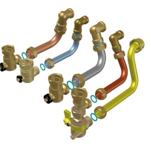 Cadre écarteur pour tubulures 70 mm prémonté pour tube kit tubulure express SAUNIER DUVAL 0010025506