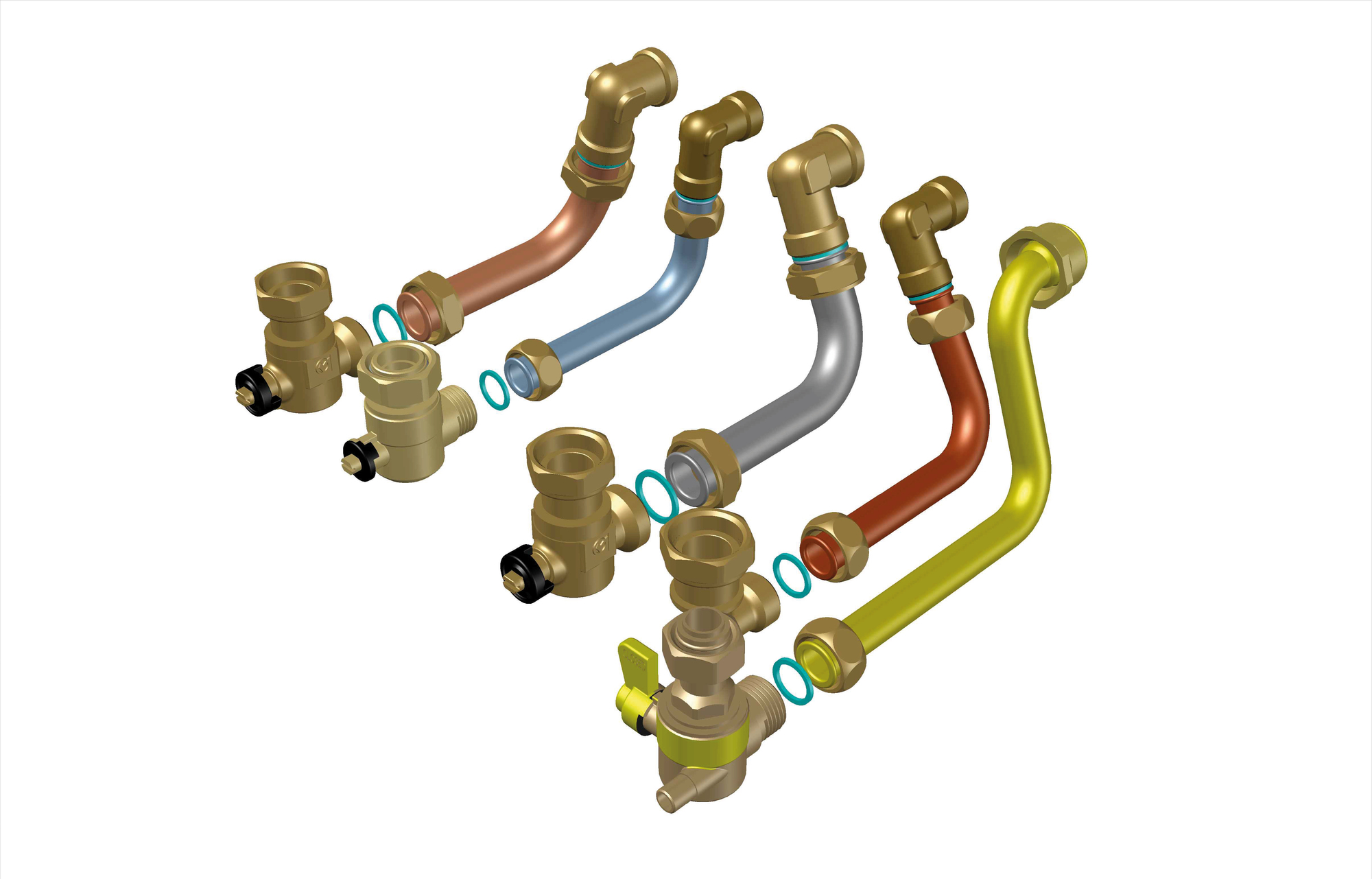 Cadre écarteur pour tubulures 70 mm prémonté pour tube kit tubulure express SAUNIER DUVAL 0010025506
