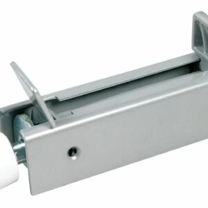 Cale-porte à pédale pour porte lourde 60 kg verni argent IBFM 235