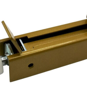 Cale-porte à pédale pour porte lourde 60 kg verni bronze IBFM 237