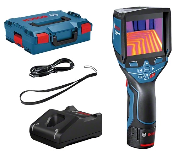 Camera thermique 12 V GTC 400 C Professional + batterie 2 Ah + chargeur en coffret L-BOXX BOSCH 0601083101
