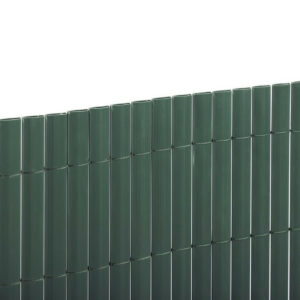 Canisse PVC double face 20mm - Vert - 1x3m