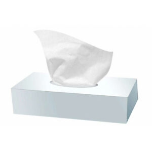 Carton de 40 boîtes de 100 mouchoirs Ecolabel en ouate de cellulose blanc à 2 plis 643728
