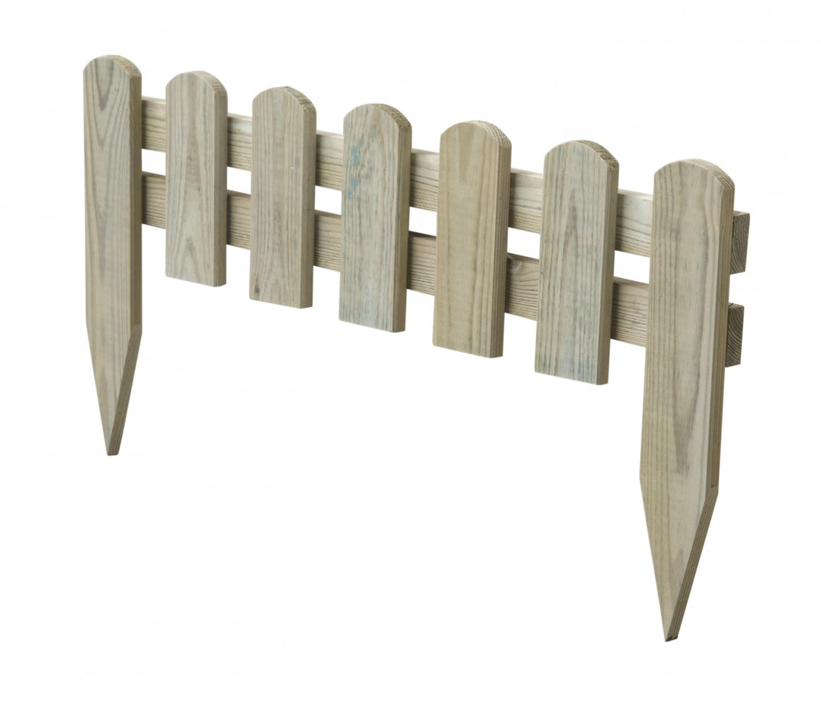 Bordure à planter Stackette bois naturel, H.30 x L.60 cm