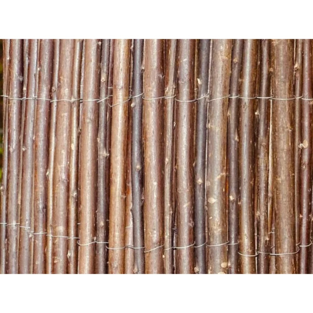 Canisse osier Premium brun, occultation moyenne, H.1 x L.3 m