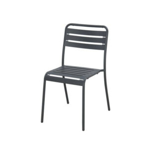 Chaise De Jardin En Acier Café Anthracite