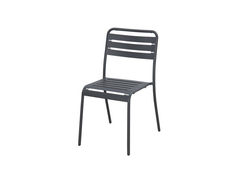 Chaise De Jardin En Acier Café Anthracite
