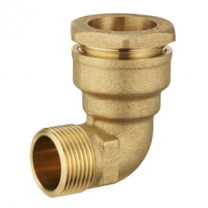Coude M1 à compression laiton D.32 pour tube en polyéthylène