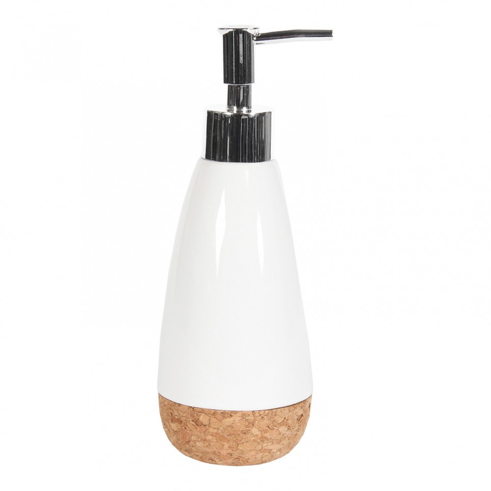 Distributeur de savon céramique Odemira, blanc