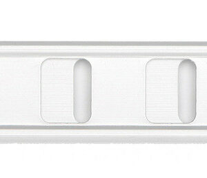 Entrée d'air aluminium anodisé, L.2.2 x l.27.5 cm