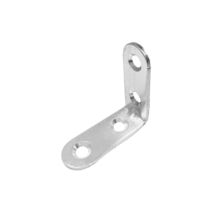 Equerre de chaise fer zingué, H.5 cm