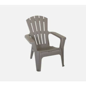 Fauteuil Bas En Résine Adirondack Taupe