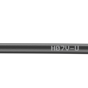Fil électrique 1.5 mm² h07vu, en couronne de 25M noir