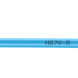Fil électrique 2.5 mm² h07vu, en couronne de 25M bleu