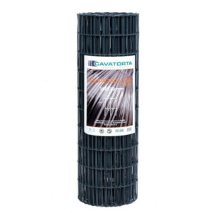 Grillage en maille de couleur Gris L.100 X l.50 mm et H.1 x L.25 m