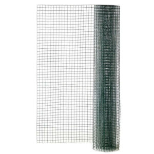 Grillage Pour Animaux Soudé Vert, H.0.5 X L.3 M, Maille H.12 X L.12.7 Mm