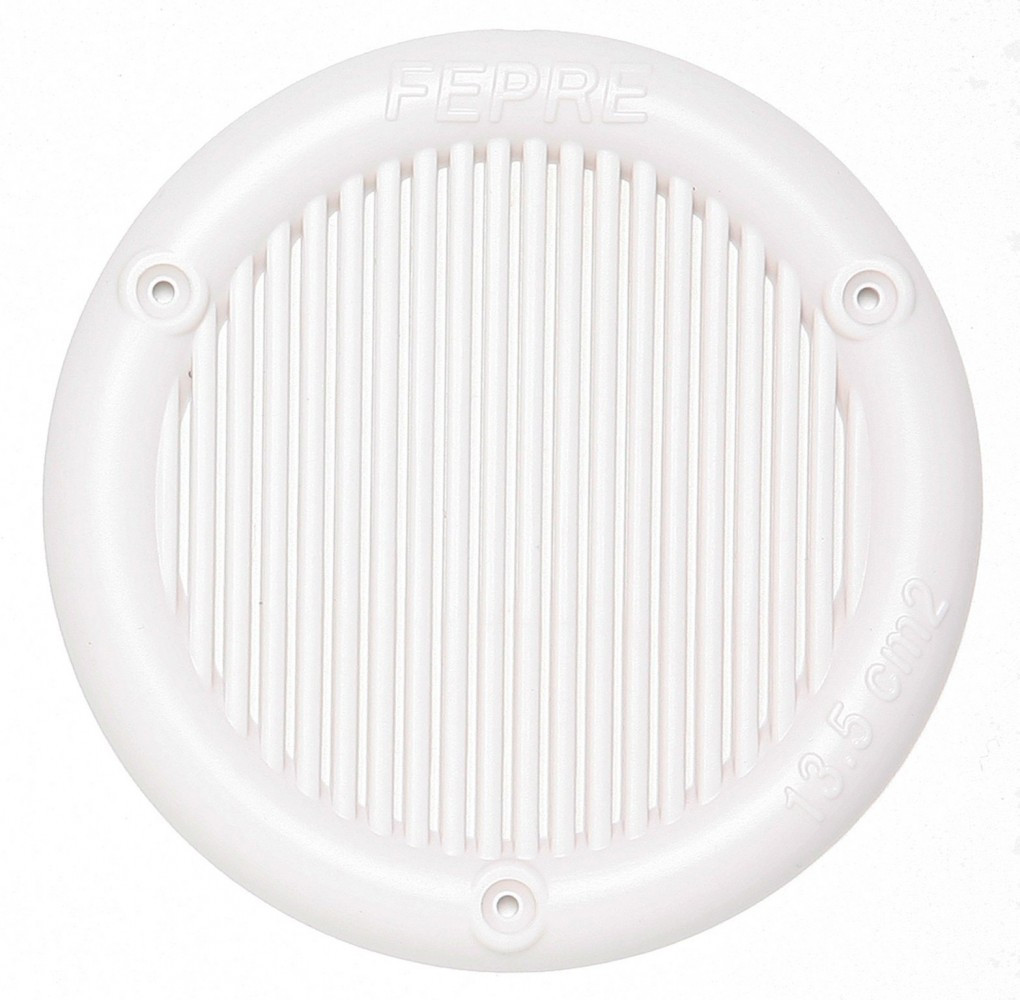 Grille d'aération abs naturel Diam.10.3 cm