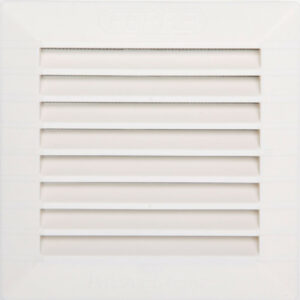 Grille d'aération abs naturel, L.13.5 x l.13.5 cm